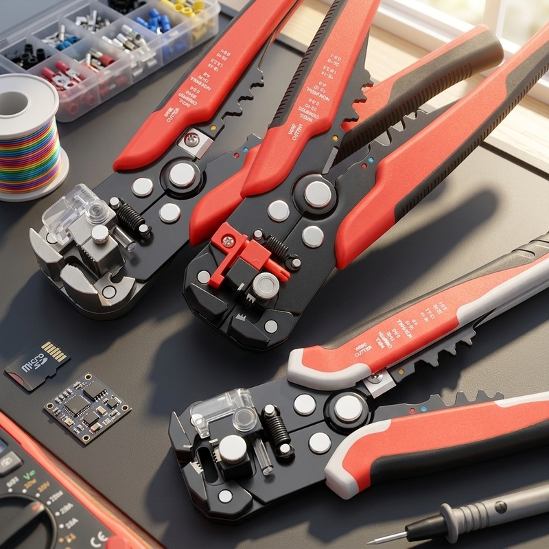 Power Tools America - Pince à dénuder et à sertir
