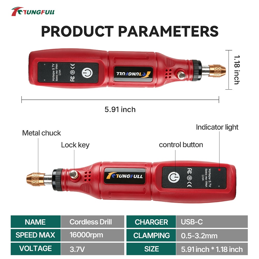 Outil rotatif sans fil TUNGFUL - Power Tools On Sale avis et prix