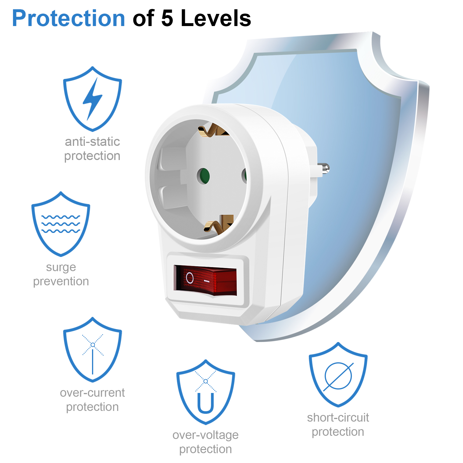 Adaptateur de prise ue avec in - Power Tools Extension avis et prix