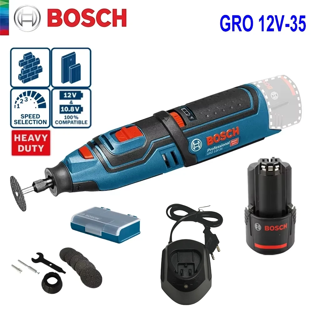 Meuleuse sans fil Bosch GRO 12 - Power Tools Bosch avis et prix