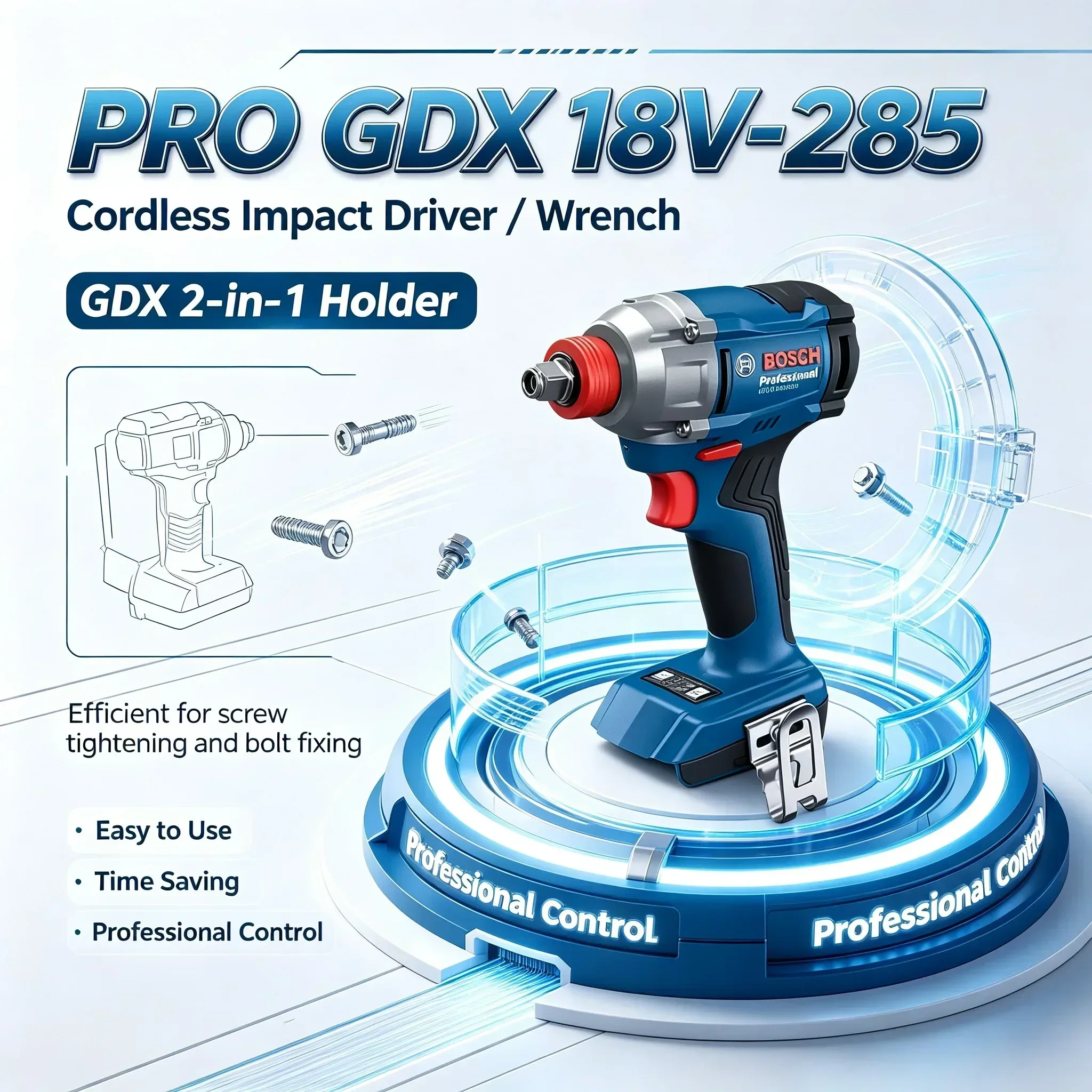 Clé à chocs sans fil Bosch GDX - Impact Driver Cordless avis et prix