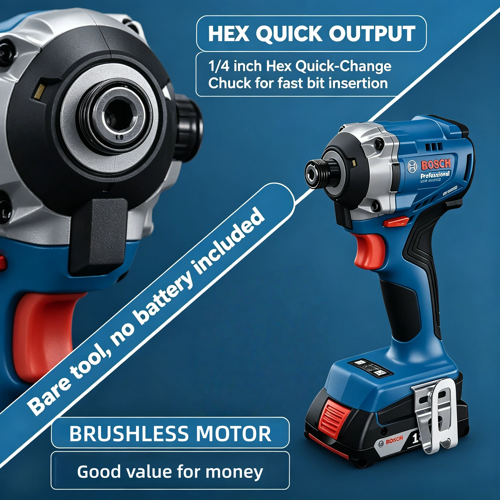 Perceuse à chocs sans fil Bosc - Impact Driver Cordless avis et prix